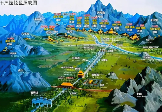 十三陵的风水格局：世界文化遗产的风水解读